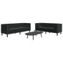 Set de sofás Chesterfield con cojines 2 piezas terciopelo negro de , Sofás - Ref: Foro24-3209296, Precio: 526,82 €, Descuento: %