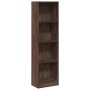 Estantería de madera de ingeniería marrón roble 40x24x143 cm de , Librerías y estanterías - Ref: Foro24-857789, Precio: 47,86...