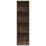 Estantería de madera de ingeniería marrón roble 40x24x143 cm de , Librerías y estanterías - Ref: Foro24-857789, Precio: 47,86...