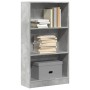 Estantería de madera de ingeniería gris hormigón 60x24x109 cm de , Librerías y estanterías - Ref: Foro24-857806, Precio: 42,1...