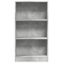 Estantería de madera de ingeniería gris hormigón 60x24x109 cm de , Librerías y estanterías - Ref: Foro24-857806, Precio: 42,1...