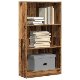 Estantería madera de ingeniería color envejecido 60x24x109 cm de , Librerías y estanterías - Ref: Foro24-857810, Precio: 47,0...