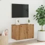Mueble para TV de pared roble artesanal 60x30x41 cm de , Armarios y almacenamiento - Ref: Foro24-857664, Precio: 34,99 €, Des...