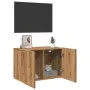 Mueble para TV de pared roble artesanal 60x30x41 cm de , Armarios y almacenamiento - Ref: Foro24-857664, Precio: 34,99 €, Des...