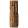 Aparador de madera de ingeniería madera envejecida 92x33x100 cm de , Librerías y estanterías - Ref: Foro24-855131, Precio: 69...