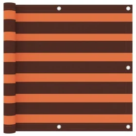 Toldo para balcón tela oxford naranja y marrón 90x500 cm by vidaXL, Umbrellas - Ref: Foro24-134930, Price: 19,17 €, Discount: %