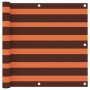 Toldo para balcón tela oxford naranja y marrón 90x500 cm de vidaXL, Sombrillas - Ref: Foro24-134930, Precio: 19,40 €, Descuen...