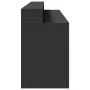 Escritorio con luz LED madera ingeniería negro 200x55x91 cm de , Escritorios - Ref: Foro24-3309439, Precio: 209,57 €, Descuen...