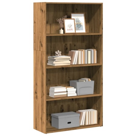 Estantería de madera de ingeniería roble artisian 80x30x152 cm de , Librerías y estanterías - Ref: Foro24-857948, Precio: 91,...