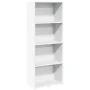 Estantería de madera de ingeniería blanca 60x30x152 cm de , Librerías y estanterías - Ref: Foro24-857908, Precio: 66,82 €, De...