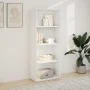 Estantería de madera de ingeniería blanca 60x30x152 cm de , Librerías y estanterías - Ref: Foro24-857908, Precio: 66,82 €, De...