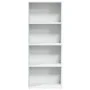 Estantería de madera de ingeniería blanca 60x30x152 cm de , Librerías y estanterías - Ref: Foro24-857908, Precio: 66,82 €, De...