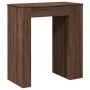 Mesa alta bar con estantes marrón roble 95x47x103,5 cm de , Mesas de cocina y de comedor - Ref: Foro24-854388, Precio: 84,75 ...