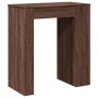 Mesa alta bar con estantes marrón roble 95x47x103,5 cm de , Mesas de cocina y de comedor - Ref: Foro24-854388, Precio: 86,03 ...