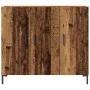 Aparador de madera de ingeniería envejecido 90x34x80 cm de , Aparadores - Ref: Foro24-857314, Precio: 91,94 €, Descuento: %
