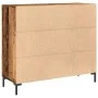 Aparador de madera de ingeniería envejecido 90x34x80 cm de , Aparadores - Ref: Foro24-857314, Precio: 91,94 €, Descuento: %