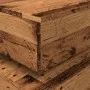 Mesa de centro con luces LED madera envejecida 50x50x40 cm de , Mesas de centro - Ref: Foro24-857716, Precio: 70,89 €, Descue...