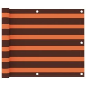 Toldo para balcón tela oxford naranja y marrón 75x500 cm by vidaXL, Umbrellas - Ref: Foro24-134926, Price: 17,68 €, Discount: %