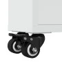 Carrito de almacenaje estrecho madera blanco 48x13x68 cm de , Librerías y estanterías - Ref: Foro24-855223, Precio: 51,44 €, ...