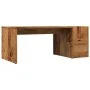 Aged engineered wood coffee table 90x45x35 cm by , Coffee table - Ref: Foro24-856056, Price: 45,12 €, Discount: %