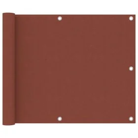 Terracotta Oxford fabric balcony awning 75x500 cm by vidaXL, Umbrellas - Ref: Foro24-134974, Price: 18,21 €, Discount: %