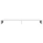 Soporte de pantalla madera ingeniería blanco 100x27x10 cm de , Bases y elevadores para ordenadores - Ref: Foro24-854652, Prec...