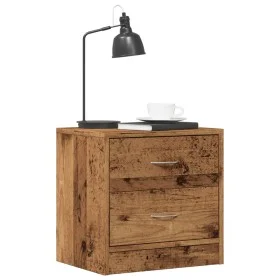 Mesitas de noche 2 uds madera ingeniería envejecida 40x30x40 cm de , Mesitas de noche - Ref: Foro24-855925, Precio: 65,55 €, ...