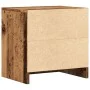 Mesitas de noche 2 uds madera ingeniería envejecida 40x30x40 cm de , Mesitas de noche - Ref: Foro24-855925, Precio: 65,55 €, ...