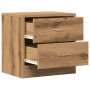 Mesitas noche 2 uds madera ingeniería marrón roble 40x30x40 cm de , Mesitas de noche - Ref: Foro24-855927, Precio: 79,63 €, D...