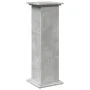 Pedestal expositor con almacenaje gris hormigón 31x30x90 cm de , Soportes para macetas - Ref: Foro24-854610, Precio: 65,22 €,...