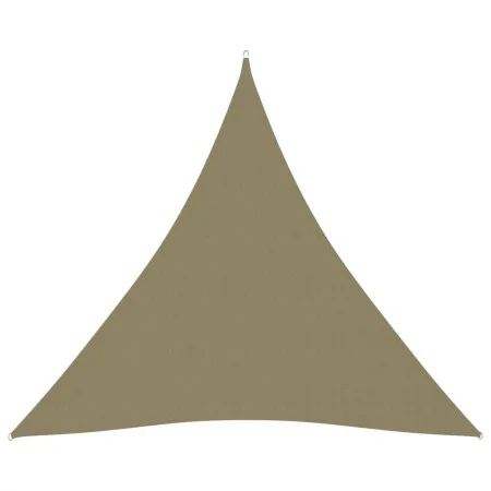 Toldo de vela triangular tela Oxford beige 3x3x3 m de vidaXL, Sombrillas - Ref: Foro24-135170, Precio: 25,89 €, Descuento: %