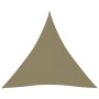 Toldo de vela triangular tela Oxford beige 3x3x3 m de vidaXL, Sombrillas - Ref: Foro24-135170, Precio: 23,23 €, Descuento: %