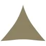 Toldo de vela triangular tela Oxford beige 3x3x3 m de vidaXL, Sombrillas - Ref: Foro24-135170, Precio: 25,89 €, Descuento: %