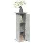 Pedestal expositor con almacenaje gris hormigón 31x30x90 cm de , Soportes para macetas - Ref: Foro24-854610, Precio: 65,22 €,...