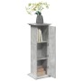 Pedestal expositor con almacenaje gris hormigón 31x30x90 cm de , Soportes para macetas - Ref: Foro24-854610, Precio: 65,49 €,...