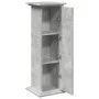 Pedestal expositor con almacenaje gris hormigón 31x30x90 cm de , Soportes para macetas - Ref: Foro24-854610, Precio: 65,22 €,...