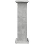 Pedestal expositor con almacenaje gris hormigón 31x30x90 cm de , Soportes para macetas - Ref: Foro24-854610, Precio: 65,49 €,...