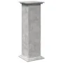 Pedestal expositor con almacenaje gris hormigón 31x30x90 cm de , Soportes para macetas - Ref: Foro24-854610, Precio: 65,22 €,...