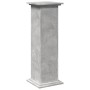 Pedestal expositor con almacenaje gris hormigón 31x30x90 cm de , Soportes para macetas - Ref: Foro24-854610, Precio: 65,49 €,...