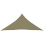 Toldo de vela triangular tela Oxford beige 3x3x3 m de vidaXL, Sombrillas - Ref: Foro24-135170, Precio: 23,23 €, Descuento: %