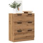 Aparador de madera de ingeniería roble artisan 60x30x70 cm de , Aparadores - Ref: Foro24-856835, Precio: 91,38 €, Descuento: %