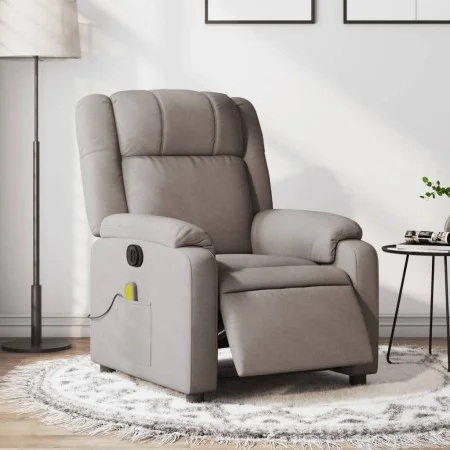 Elektrischer Massage-Fernsehsessel in Grau-Taupe-Stoff von , Sessel - Ref: Foro24-3205198, Preis: 312,89 €, Rabatt: %