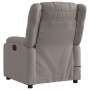 Sillón reclinable de masaje eléctrico tela gris taupe de , Sillones - Ref: Foro24-3205198, Precio: 293,93 €, Descuento: %