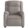 Sillón reclinable de masaje eléctrico tela gris taupe de , Sillones - Ref: Foro24-3205198, Precio: 293,93 €, Descuento: %
