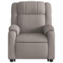 Sillón reclinable de masaje elevable tela gris taupé de , Sillones - Ref: Foro24-3205222, Precio: 313,70 €, Descuento: %
