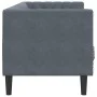 Sofá Chesterfield 3 plazas con cojines terciopelo gris oscuro de , Sofás - Ref: Foro24-372694, Precio: 332,06 €, Descuento: %