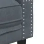 Sofá Chesterfield 3 plazas con cojines terciopelo gris oscuro de , Sofás - Ref: Foro24-372694, Precio: 332,06 €, Descuento: %