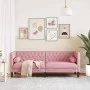 Sofá Chesterfield 3 plazas con cojines terciopelo rosa de , Sofás - Ref: Foro24-372696, Precio: 350,42 €, Descuento: %