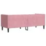Sofá Chesterfield 3 plazas con cojines terciopelo rosa de , Sofás - Ref: Foro24-372696, Precio: 350,42 €, Descuento: %