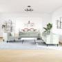 Set sofás Chesterfield con cojines 3 pzas terciopelo gris claro de , Sofás - Ref: Foro24-3209281, Precio: 636,63 €, Descuento: %